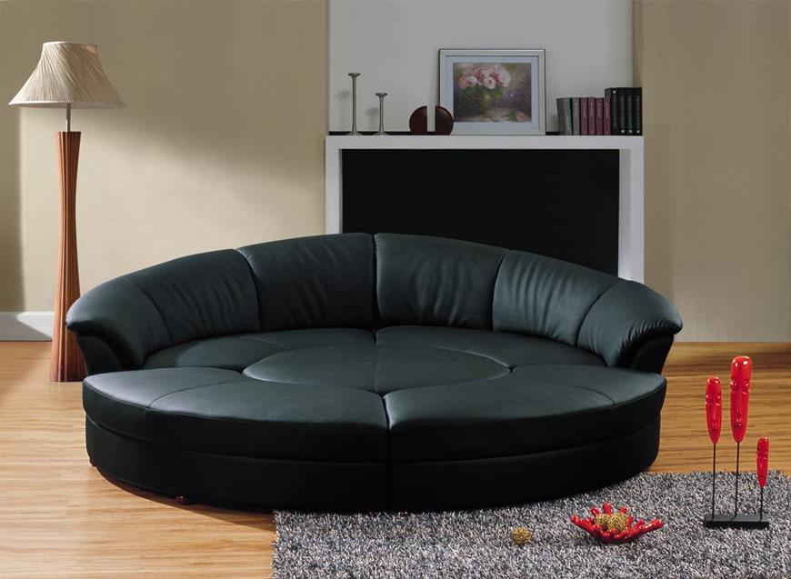 Modern Sofas Black sofa creates ultimate design at home