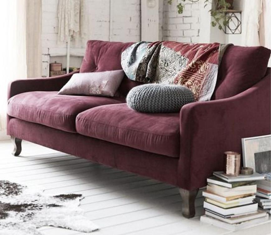Modern Sofas What about velvet sofa in your home interior design 2016