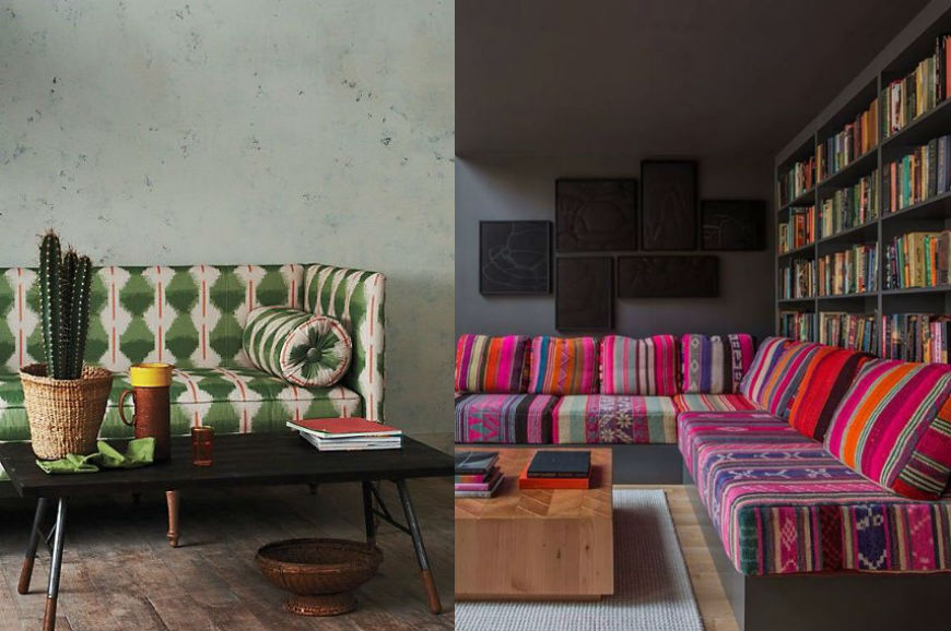 Living Room Inspiration: Modern Patterned Sofas