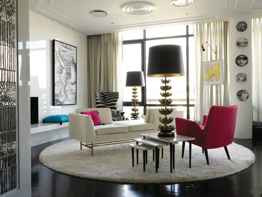 Modern Sofas In Living Room Projects By Jonathan Adler
