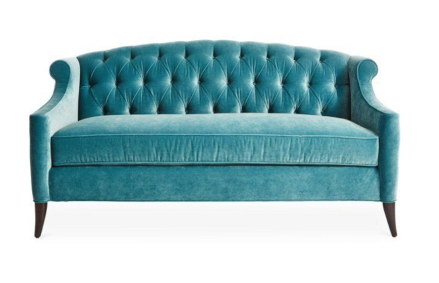 living room inspiration velvet sofa