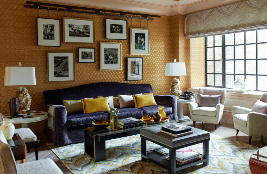 Stunning Sofas In Living Room Projects By Steven Gambrel