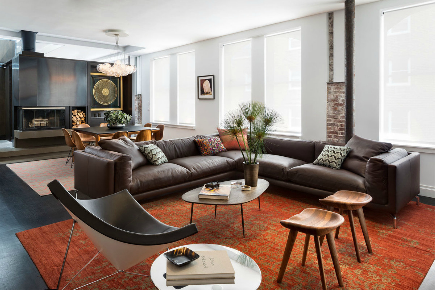 Modern Sofas In Living Room Projects By Deborah Berke Partners