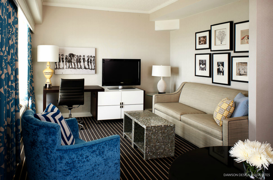 Striking Modern Sofas In Hospitality Projects By Dawson Design