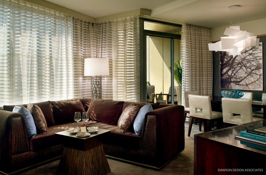 Striking Modern Sofas In Hospitality Projects By Dawson Design