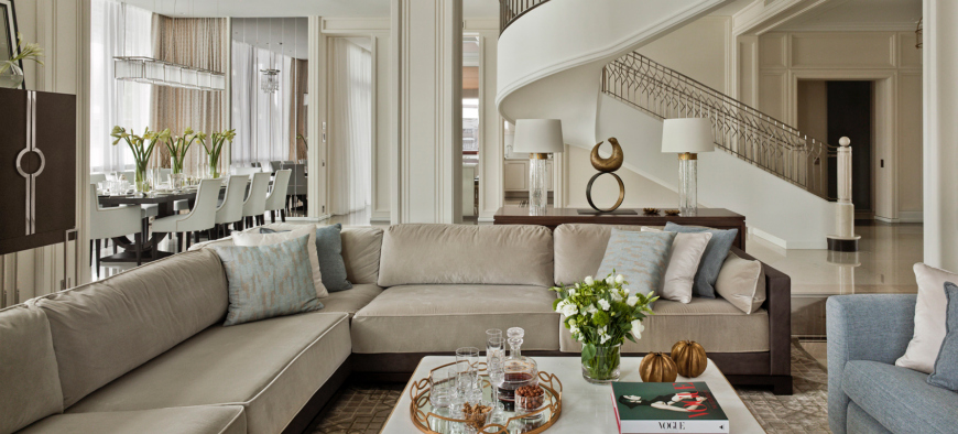 10 Striking Modern Sofas In Interiors by Oleg Klodt