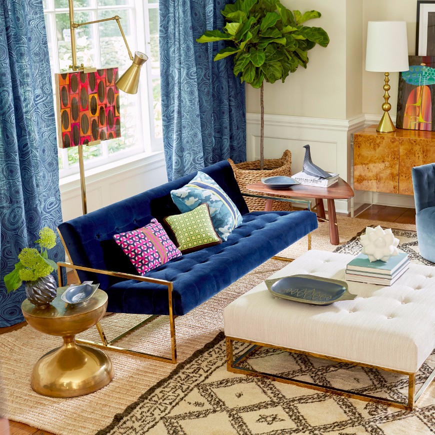 How To Style Your Living Room Sofa In Front Of A Window
