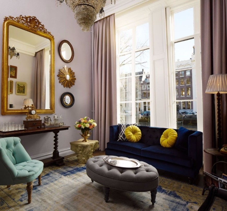10 Remarkable Velvet Sofas In Hotel Interior Design Projects