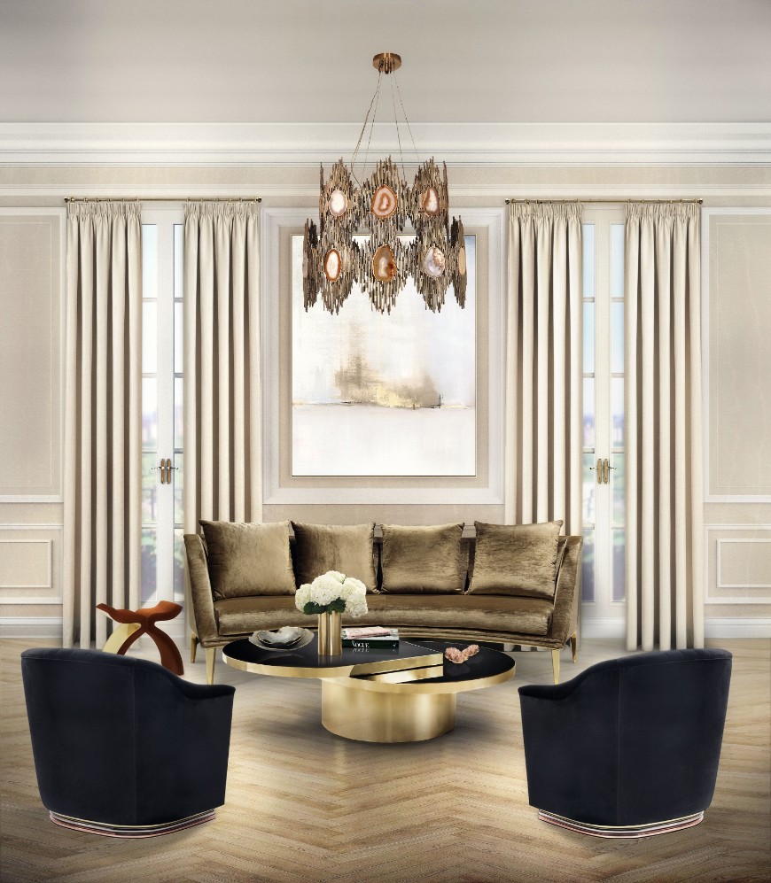 How To Decorate Around Neutral Modern Sofas For A Chic Living Room