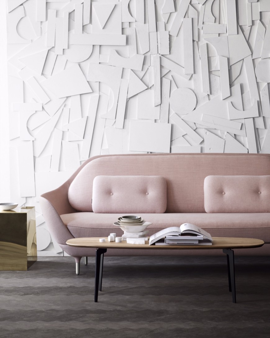 Blush Pink Sofas For A Chic Living Room Set