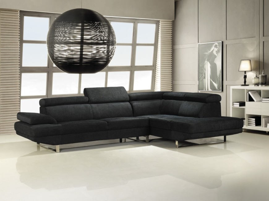 Modern Sofa Design Furniture with Fabric or Leather Sofa?