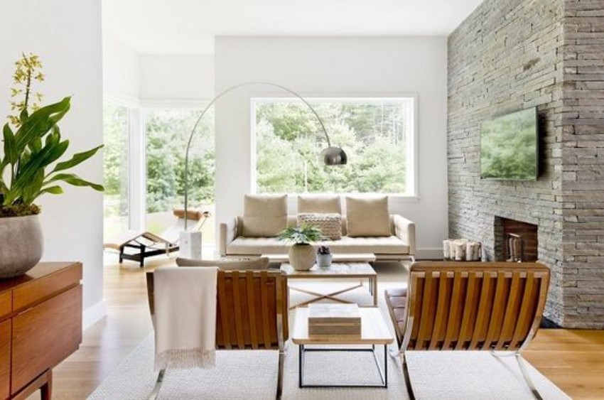 Trendy Living Rooms Decorated with Sofas