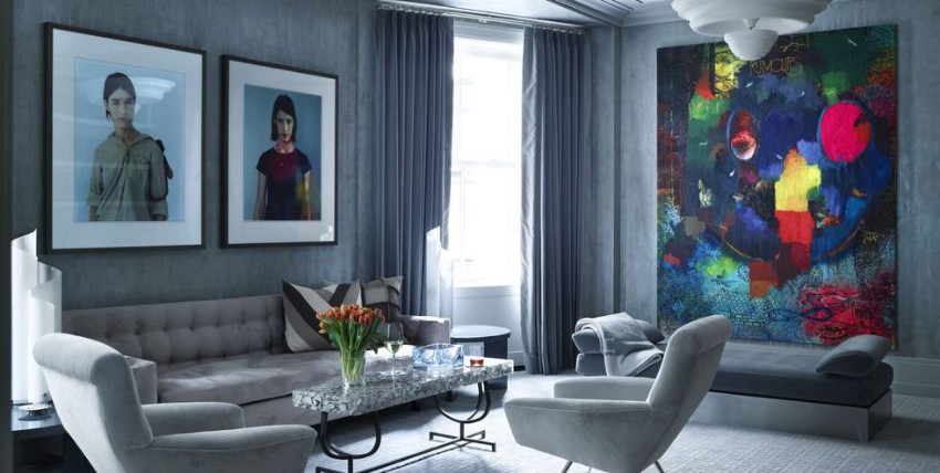 Sumptuous Grey Sofas