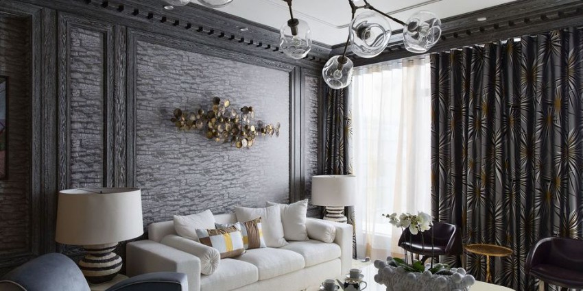 Sumptuous Grey Modern Sofas