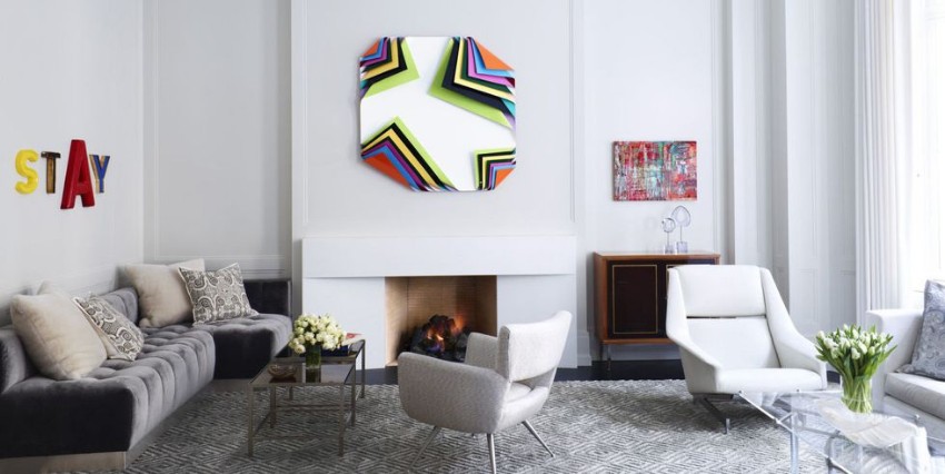 Sumptuous Grey Modern Sofas