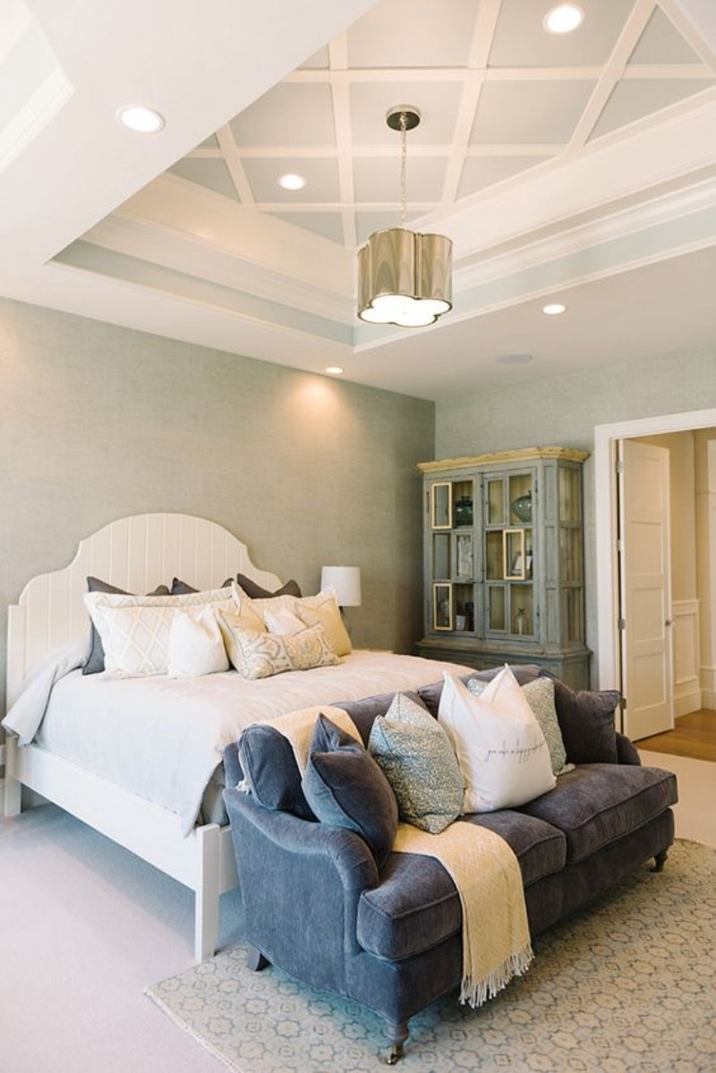 Luxury Bedroom Designed with Modern Sofas